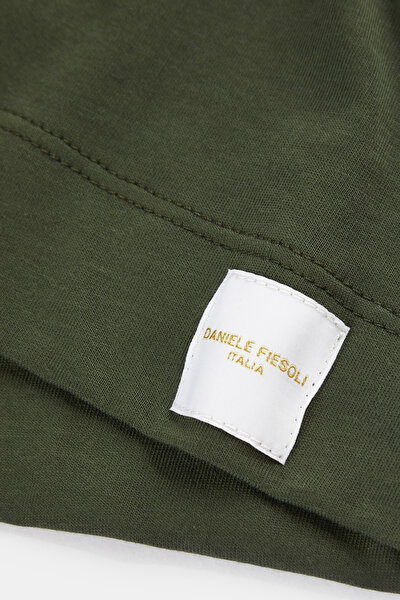 KHAKI BASIC / ROUND NECKLINE SHORT SLEEVE TSHIRT 4