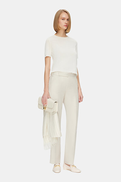 ECRU BASIC / ROUND NECKLINE JERSEY 3