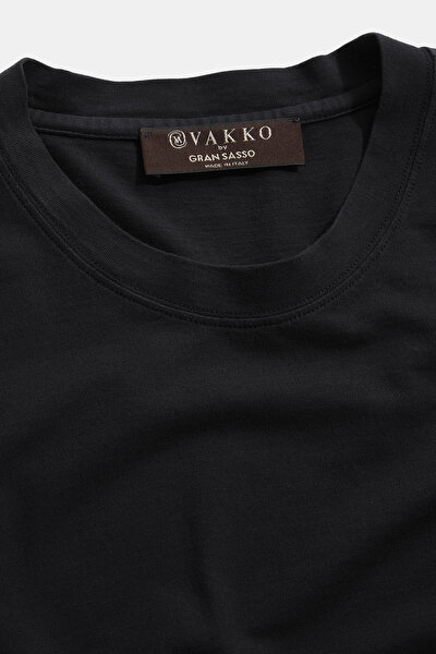 SİYAH O YAKA KISA KOLLU T-SHIRT 3