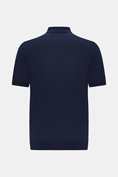 LACİVERT POLO YAKA KISA KOLLU T-SHIRT 4