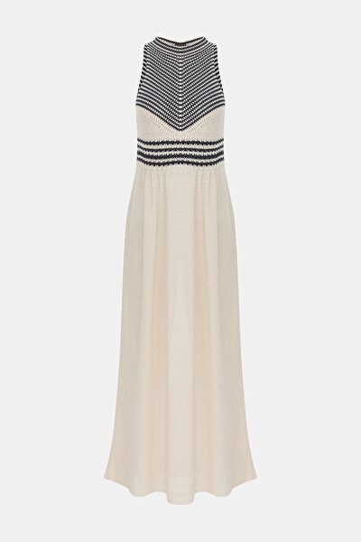 NAVY BLUE SLEEVELESS DRESS 4