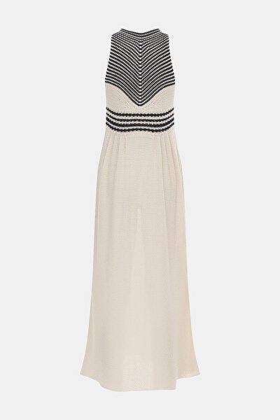 NAVY BLUE SLEEVELESS DRESS 5