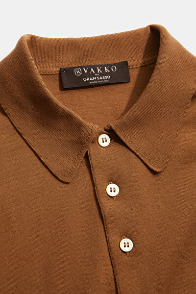 KİREMİT POLO YAKA KISA KOLLU T-SHIRT 3
