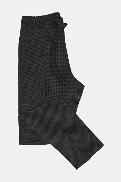 BLACK SMALL BOXES DESIGN TROUSERS 5