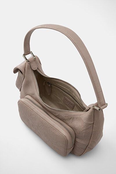 MINK MONOGRAM LEATHER BAG 4