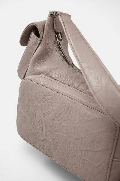 MINK MONOGRAM LEATHER BAG 5