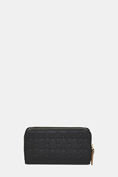 TAN MONOGRAM LEATHER WALLET 3
