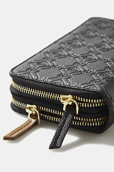 TAN MONOGRAM LEATHER WALLET 4