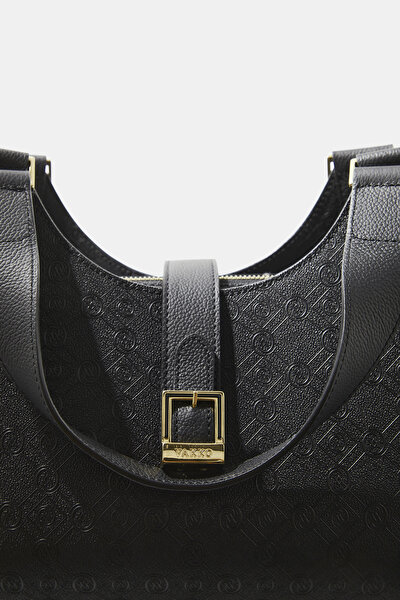 BLACK MONOGRAM BAG 5