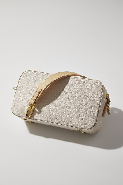 ECRU MONOGRAM BAG 5
