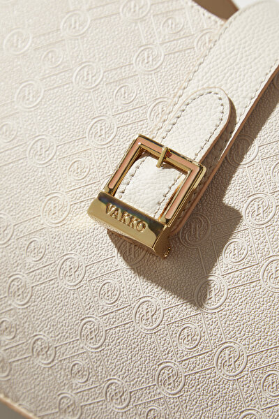 ECRU MONOGRAM BAG 4