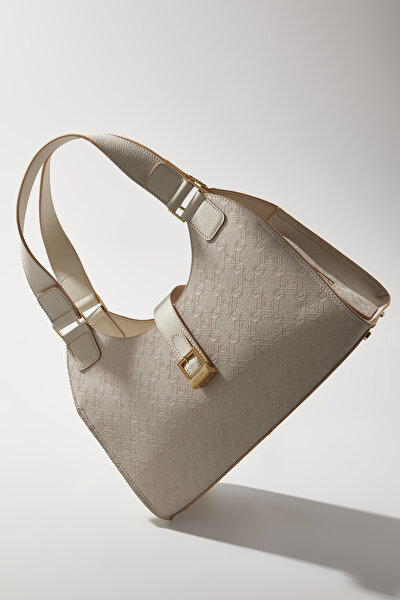 ECRU MONOGRAM BAG 5