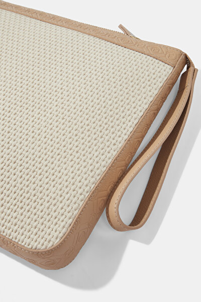 NATURAL MONOGRAM LEATHER BAG 4