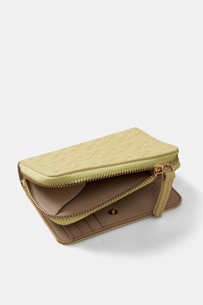 BEIGE MONOGRAM WALLET 5
