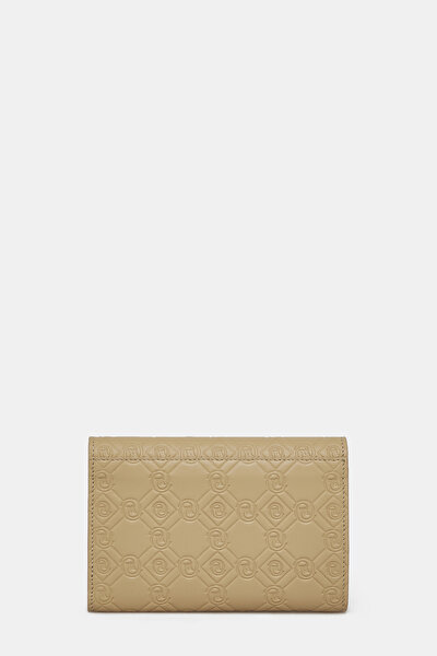 NATURAL MONOGRAM LEATHER WALLET 3