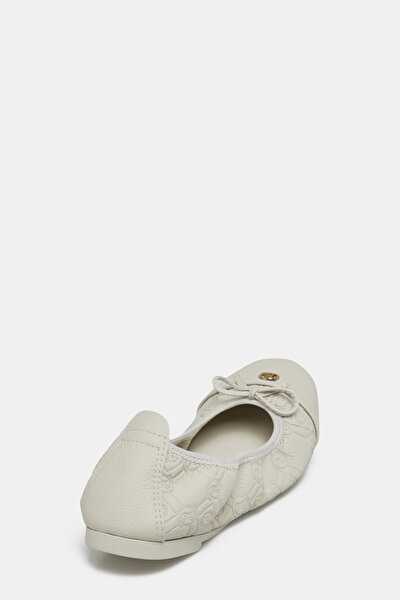 ECRU FLAT SHOES 3