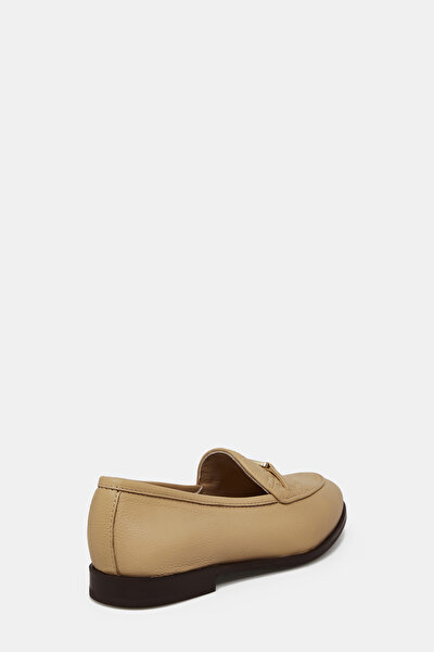 NATURAL MONOGRAM LEATHER SHOE 3