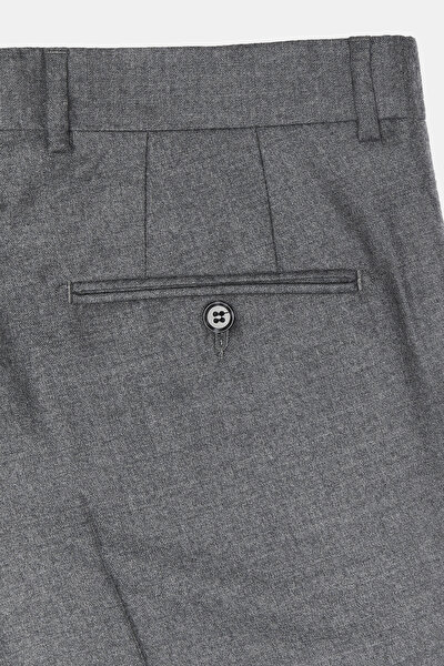 GRAY MELANGE TROUSERS 3