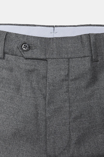 GRAY MELANGE TROUSERS 4