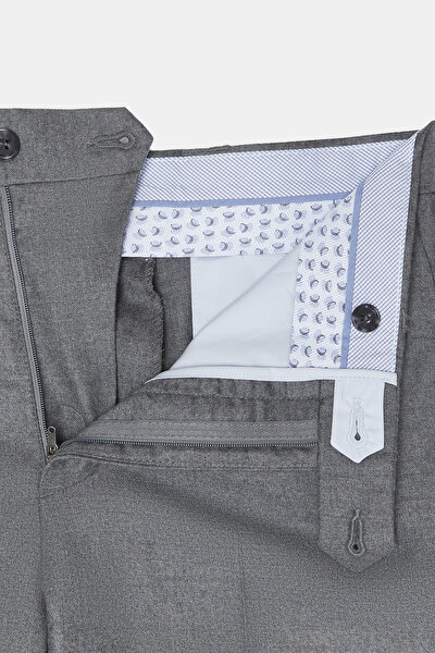 GRAY MELANGE TROUSERS 5