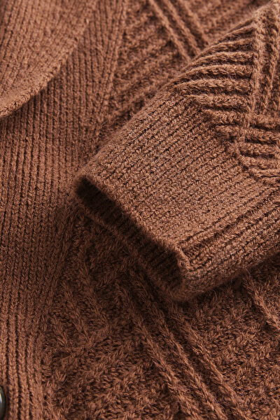 BRICK TRICOT CARDIGAN 5