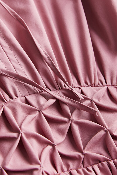 PEMBE MİNİ ELBİSE 9