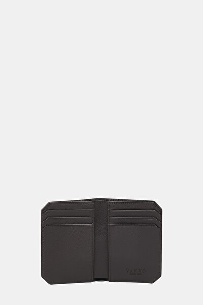 BEIGE MONOGRAM LEATHER WALLET 5