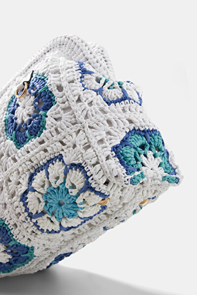 TURQUOISE DESIGN FILLED BAG 5