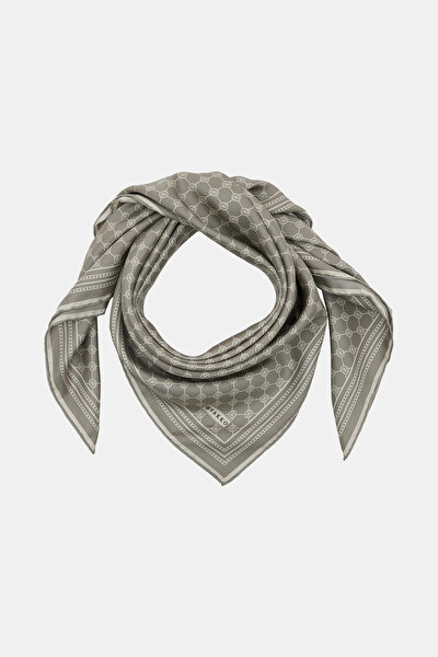KUM MONOGRAM TWILL EŞARP 3