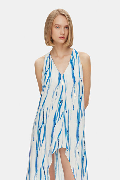 BLUE SLEEVELESS DRESS 3