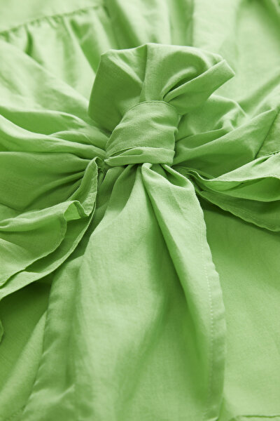 GREEN 3/4 SLEEVES BLOUSE 8