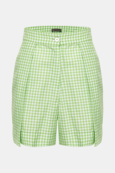 WHITE DESIGN FILLED SHORTS 5