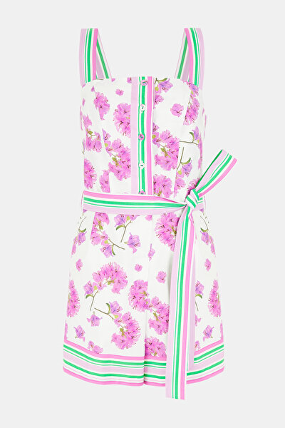 GREEN SQUARE SLEEVELESS SUSPENDER JUMPSUIT 5