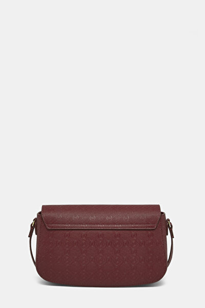 MAROON MONOGRAM BAG 4