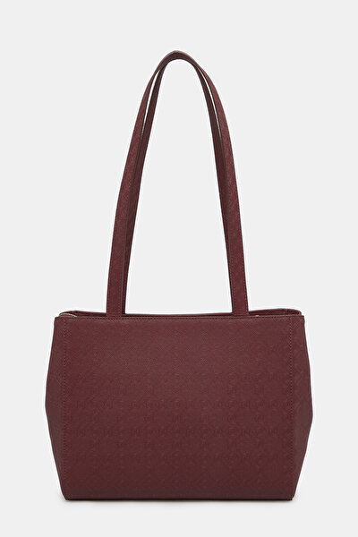 MAROON MONOGRAM BAG 3