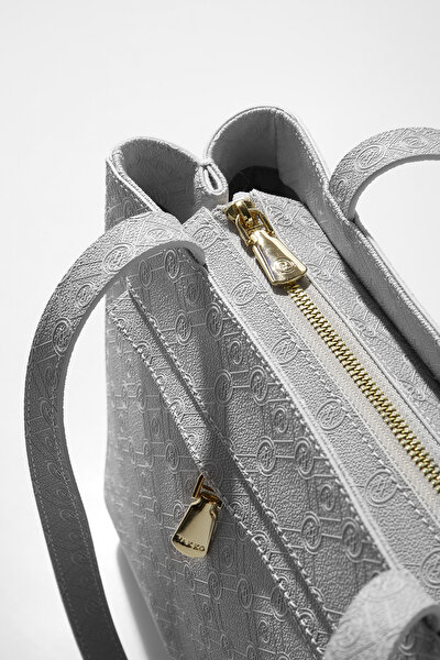 ECRU MONOGRAM BAG 5