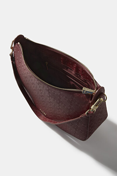 MAROON MONOGRAM BAG 8