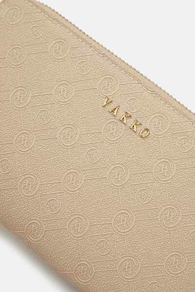 CAMEL MONOGRAM WALLET 4