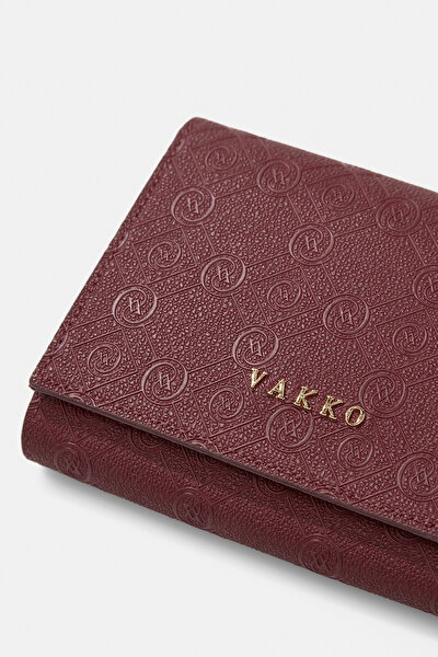 BORDO MONOGRAM CÜZDAN 4