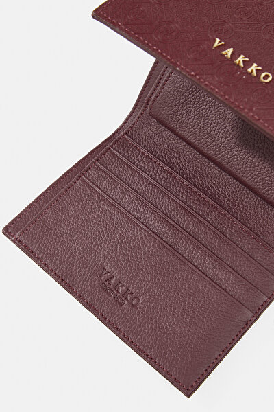 BORDO MONOGRAM CÜZDAN 5