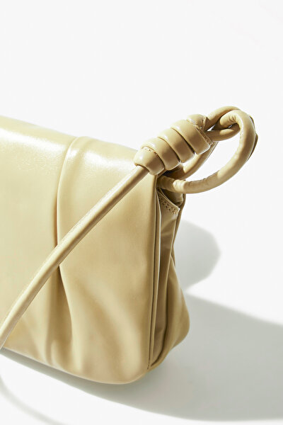 BEIGE LEATHER BAG 5