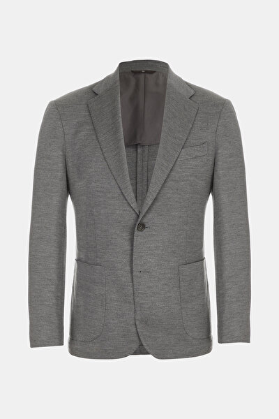 GRAY MELANGE JACKET 4