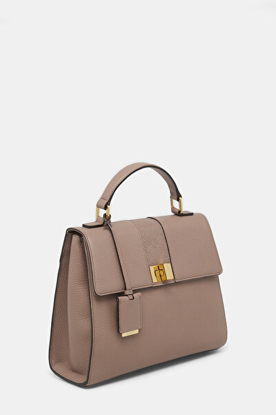 DRIED ROSE MONOGRAM LEATHER BAG 3