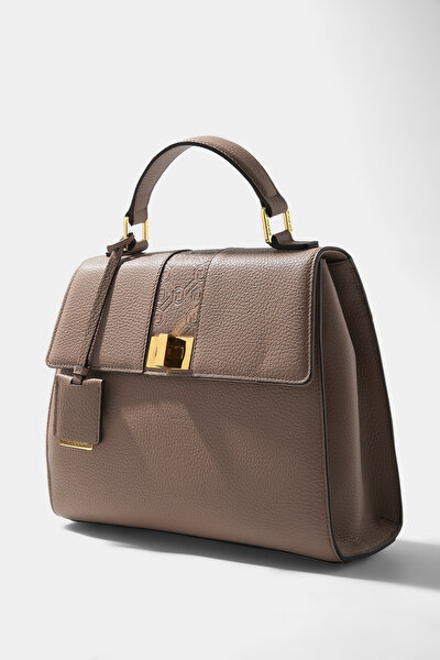 DRIED ROSE MONOGRAM LEATHER BAG 5