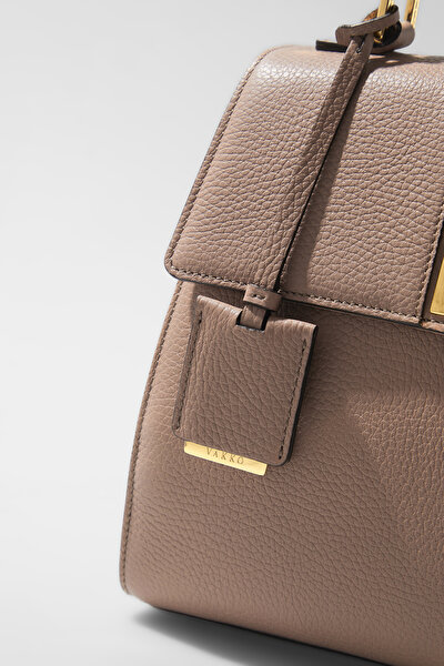 DRIED ROSE MONOGRAM LEATHER BAG 8