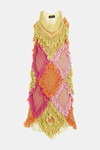 FUCHSIA SLEEVELESS DRESS 4