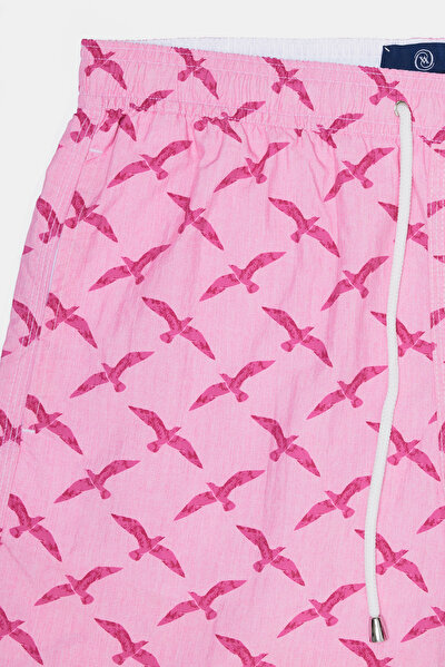 FUCHSIA DESIGN FILLED ELASTIC SWIMSUIT 4