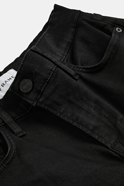 RELAX FIT BLACK WIDE LEG TROUSERS 3