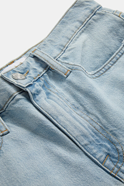 BLUE STRAIGHT CUT TROUSERS 3