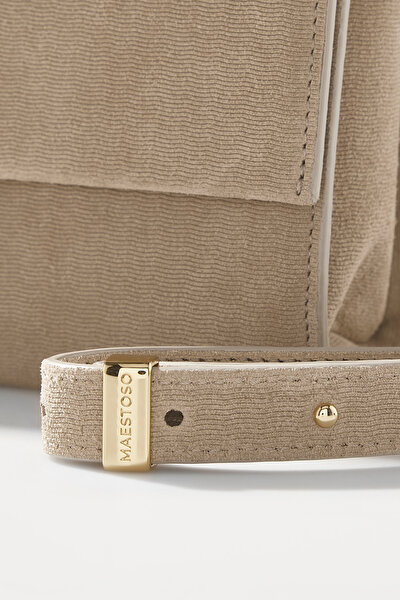 BEIGE SUEDE BAG 9